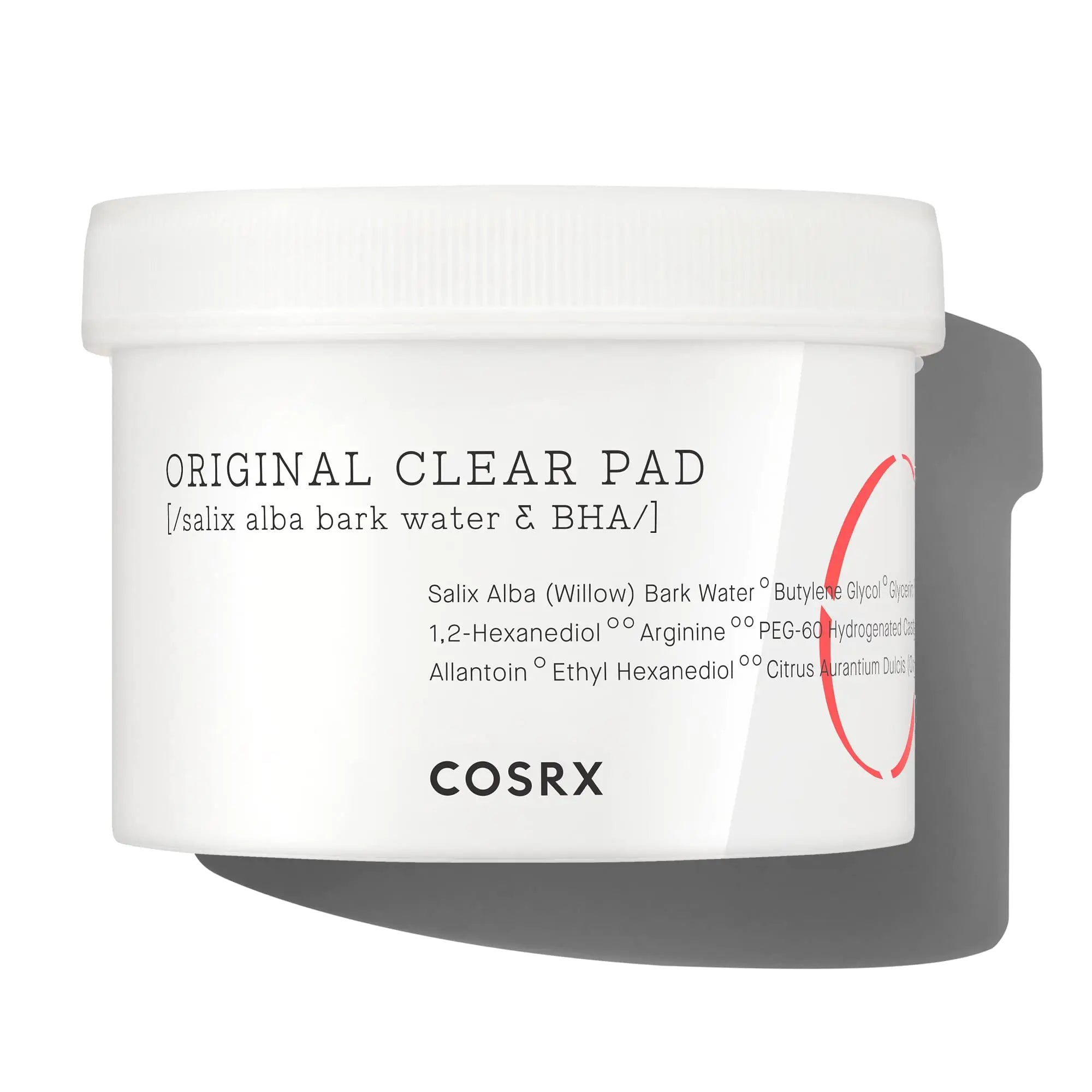 COSRX BHA Toner Pads 70 Sheets - Exfoliating Pads for Pores & Blackheads