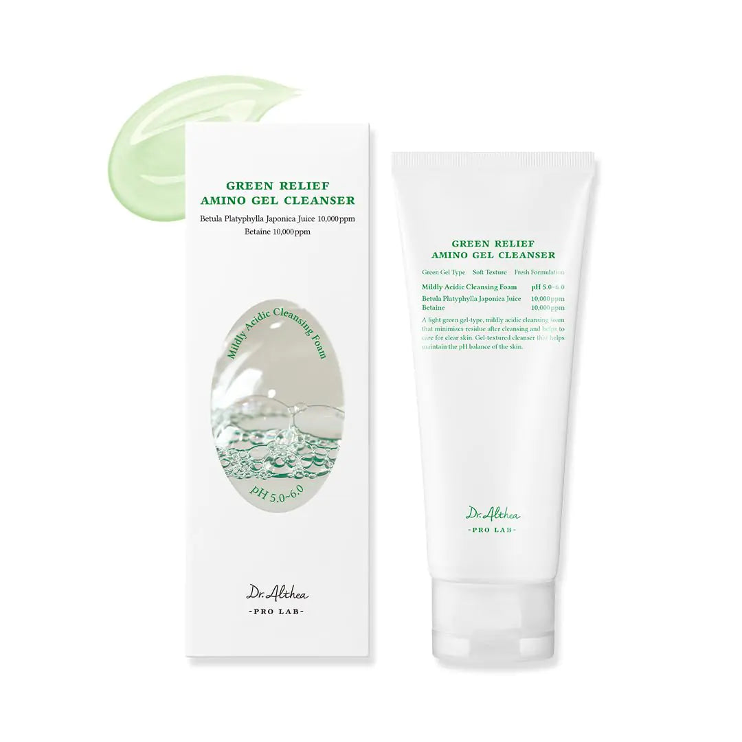 Dr.Althea Green Relief Amino Gel Cleanser - Hydrating Makeup Remover Face Wash