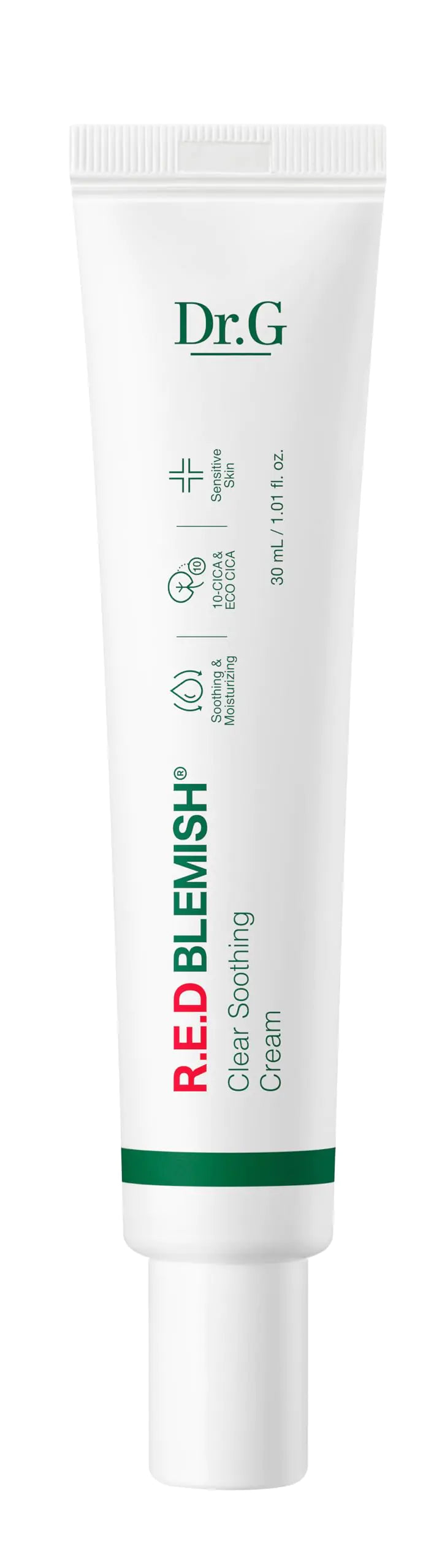 Dr.G RED Blemish Clear Soothing Cream - Sensitive Acne-Prone Recovery 30ml