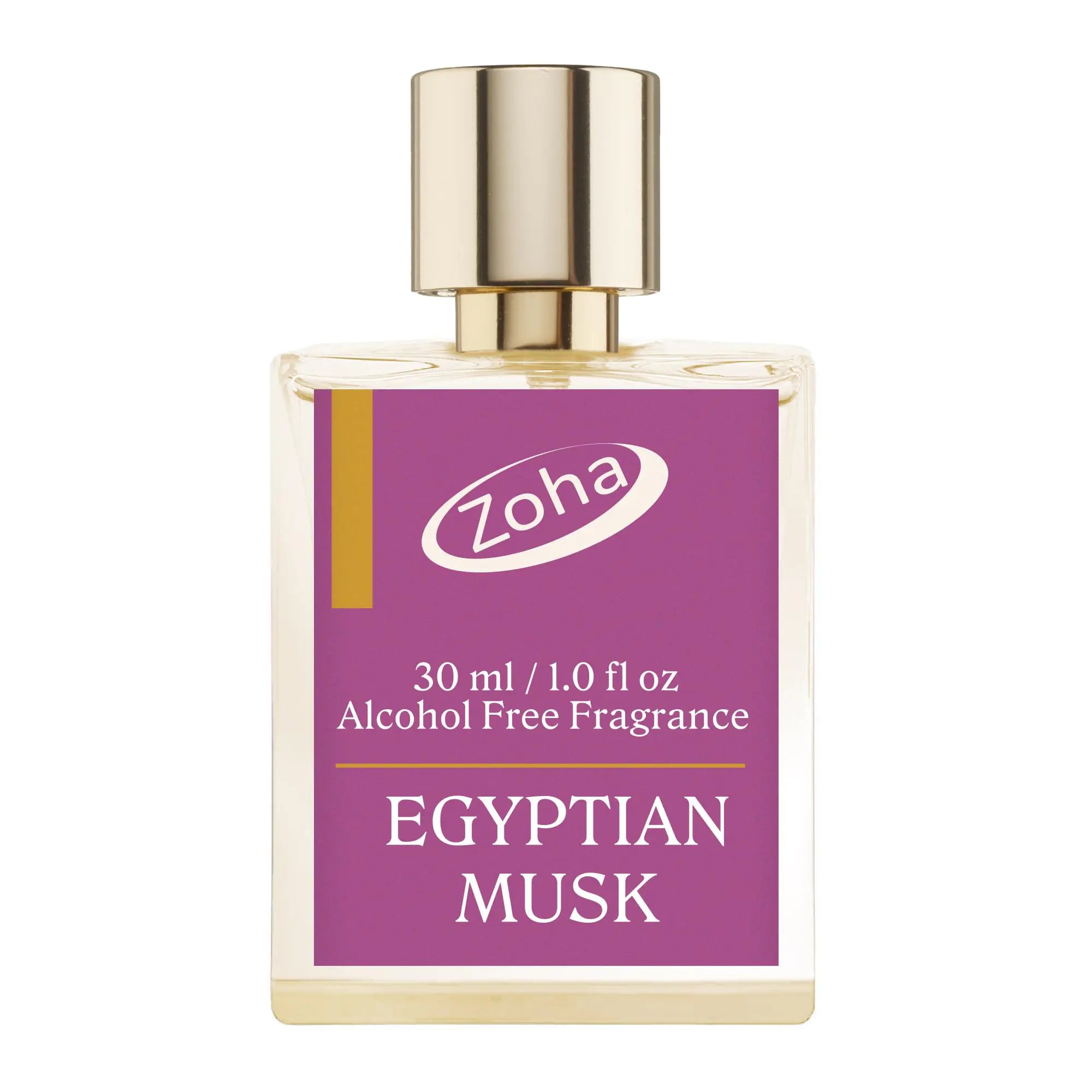 Zoha Egyptian Musk Oil Perfume - Unisex Roll-On Alcohol-Free Luxe Musk 2-in-1