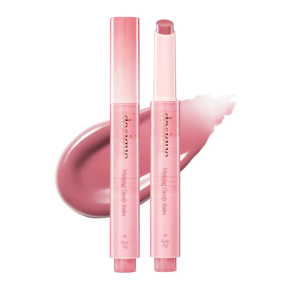 Dasique Melting Candy Balm #04 Nudy Fig - Glossy Moisturizing Lip Balm