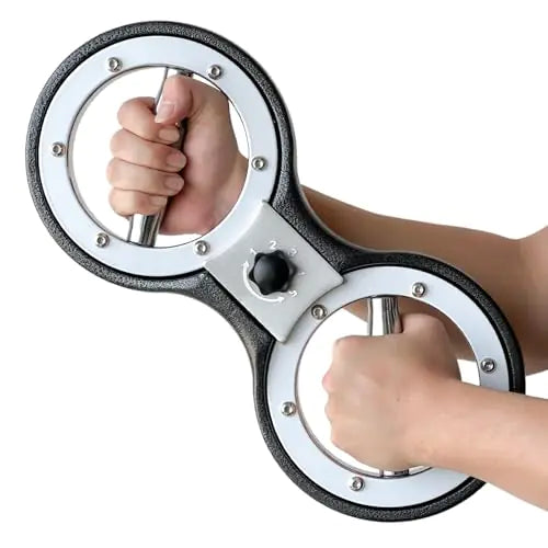 Burn Machine Arm Trainer – 12lb Adjustable Resistance 360° Rotating Forearm & Grip Strength Exerciser