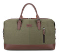 Large Canvas Travel Duffle Bag 56–75L – Gym Weekender Luggage with Compartments (53×35×25cm)