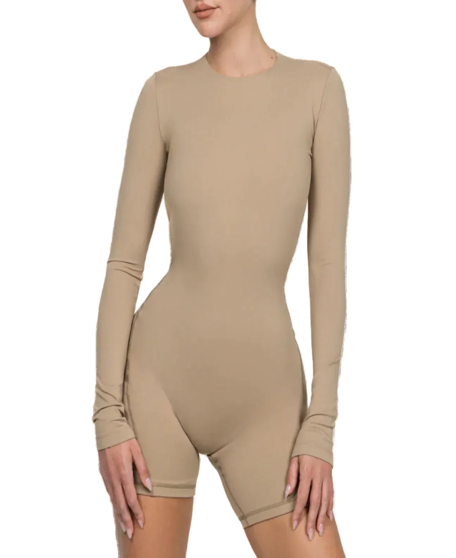 Backless Seamless Yoga Romper | Sculpting One-Piece Activewear