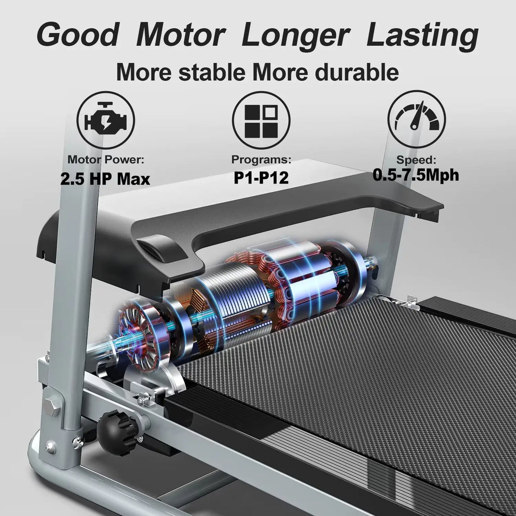 Foldable Treadmill for Home & Office Use