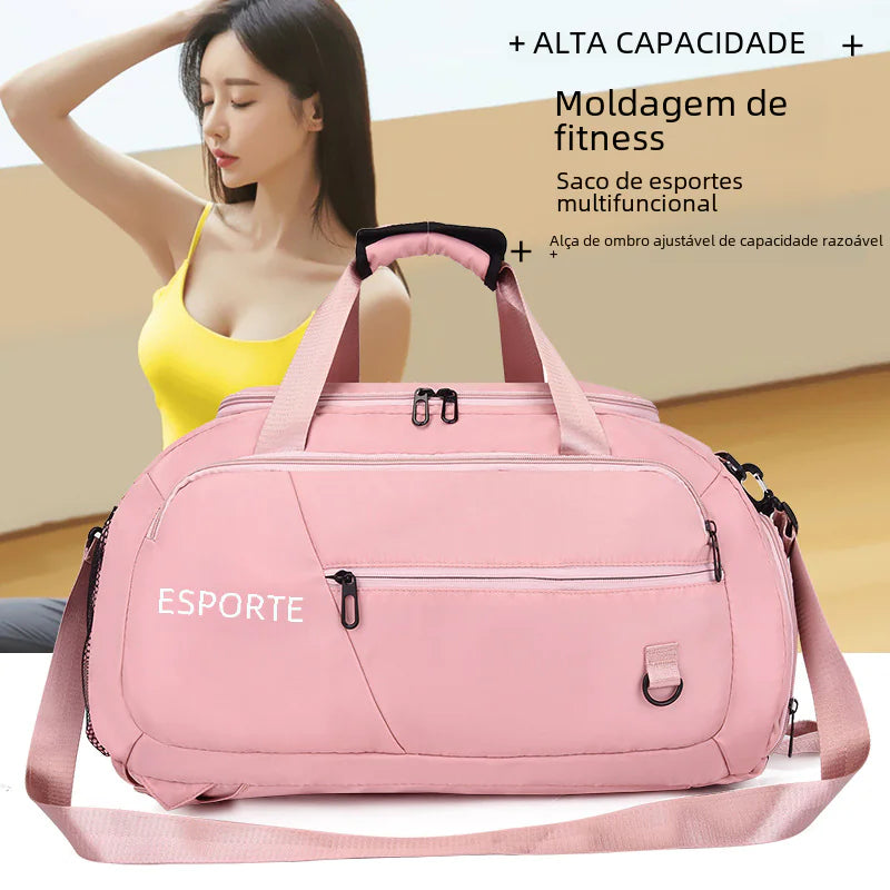 Chic Spacious Travel Gym/Travel Bag – Women’s Weekender Duffle, Handheld or Shoulder Carry (0.59kg)