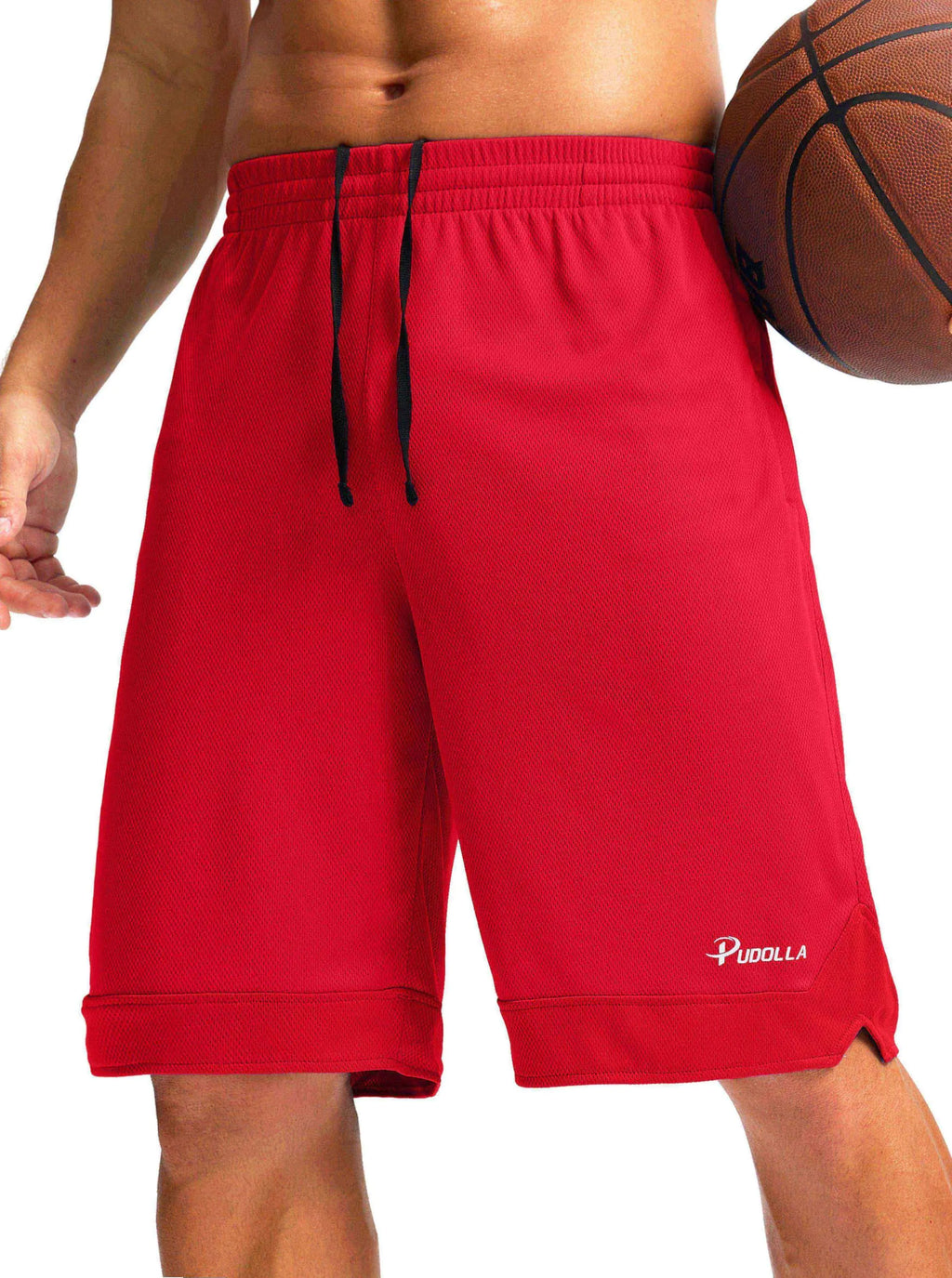 Men’s Basketball Shorts –  (Red)