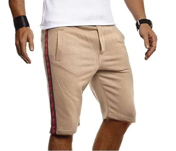 Solid Color Sports Shorts for Fitness Training – Men’s Athletic Workout & Gym Shorts