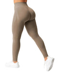 Scrunch Detail Seamless Leggings High Waist Butt Lift Yoga Pants