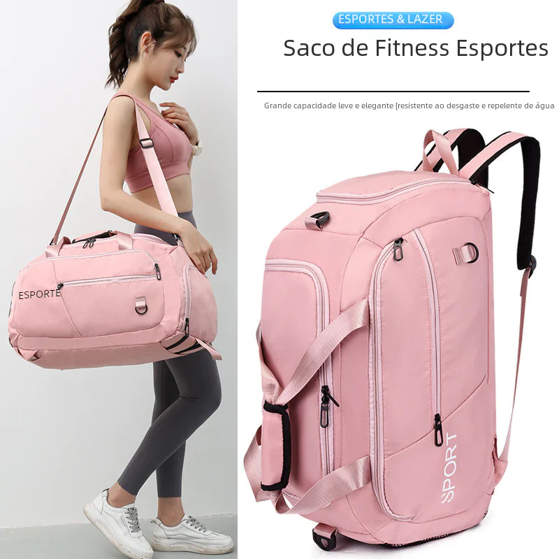Chic Spacious Travel Gym/Travel Bag – Women’s Weekender Duffle, Handheld or Shoulder Carry (0.59kg)