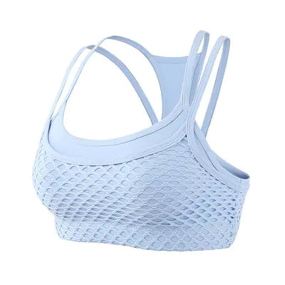 Women’s Double Layer Sports Bra for Yoga & Fitness Training