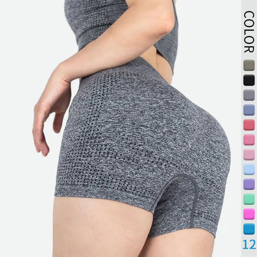 Women’s Summer Yoga & Running Gym Shorts – Lightweight Fitness Activewear