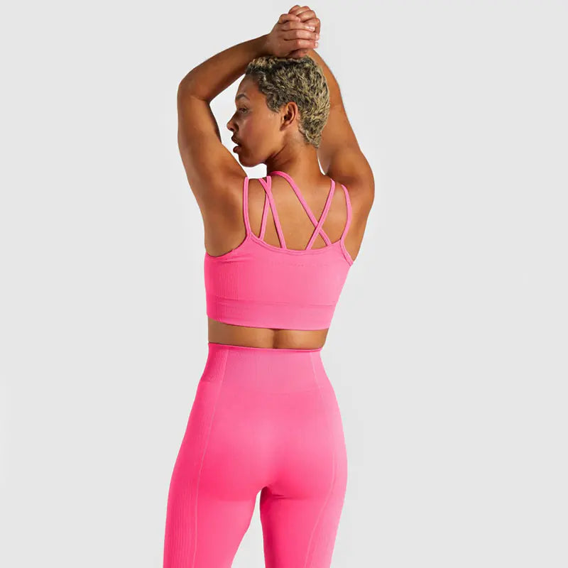 Women’s Seamless Ultra High-Support Sports Bra for Intense Workouts