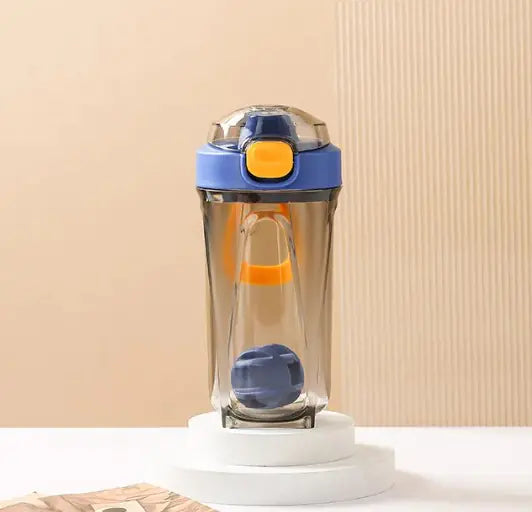 Large Capacity Fitness Shake Cup – 32oz Portable Bounce Cover Shaker Bottle