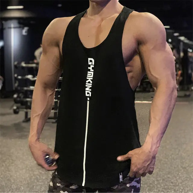 Men’s Sleeveless Gym Workout Vest – Lightweight Fitness Training Tank Top for Bodybuilding & Sports