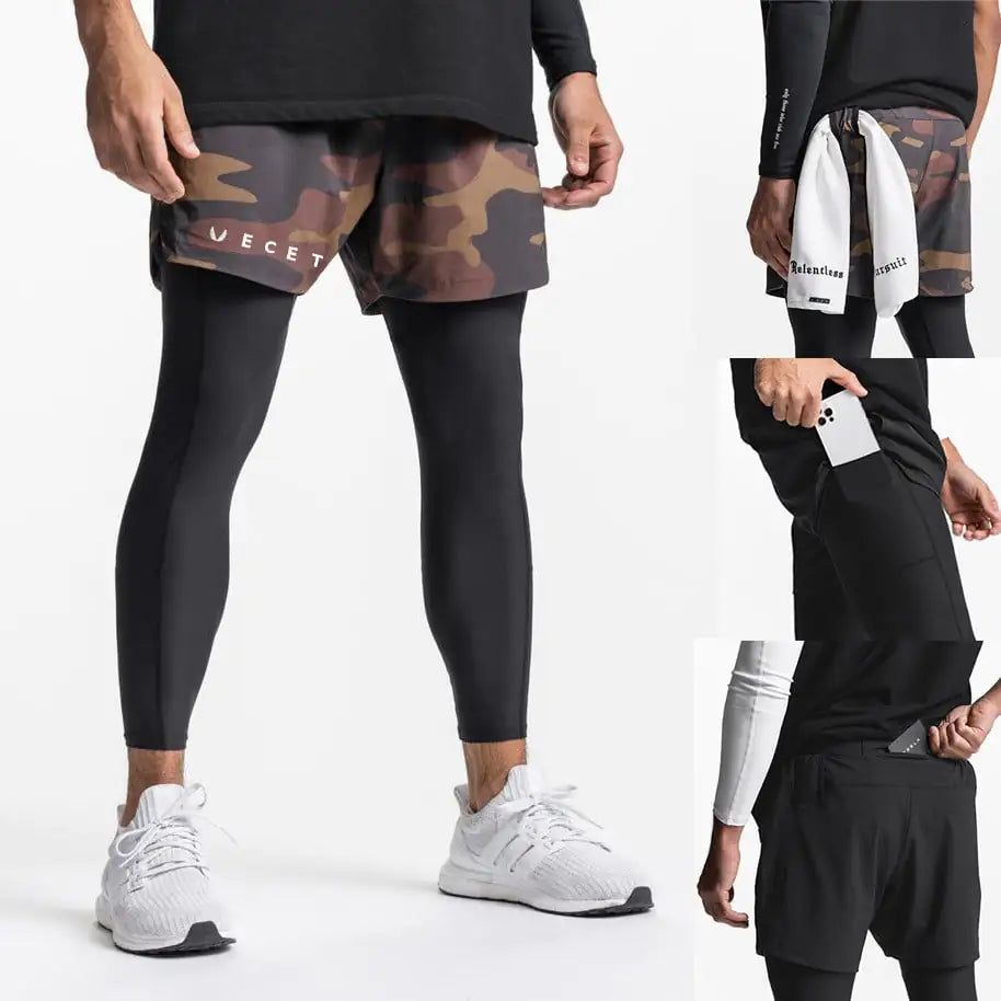 Summer Fitness Shorts – Elastic & Breathable Lightweight Workout Shorts for Training, Running & Gym