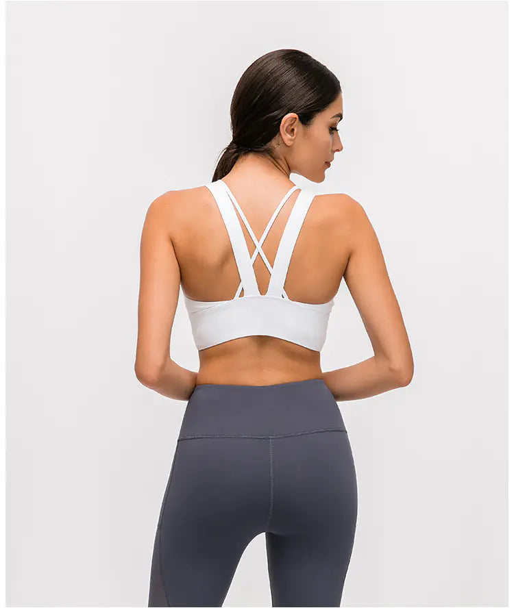 Women’s Wireless Sports Bra for Yoga & Fitness Training
