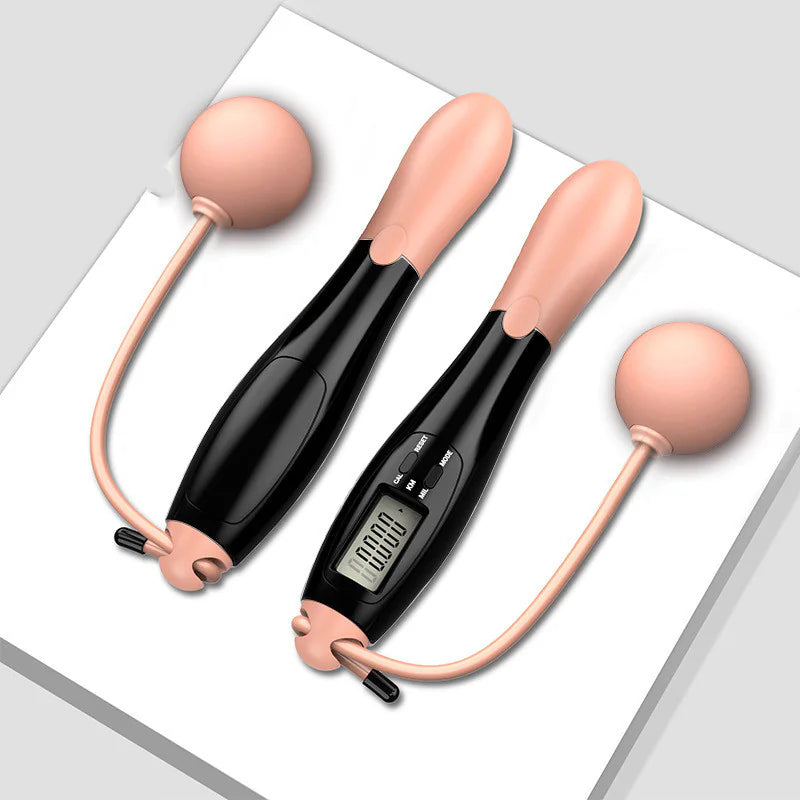 Smart Cordless Jump Rope with Weighted Balls – Ball Fitness Rope