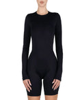 Backless Seamless Yoga Romper | Sculpting One-Piece Activewear