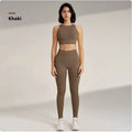 Women’s Yoga Workout Outfit Set – Breathable Fitness Top & Pants