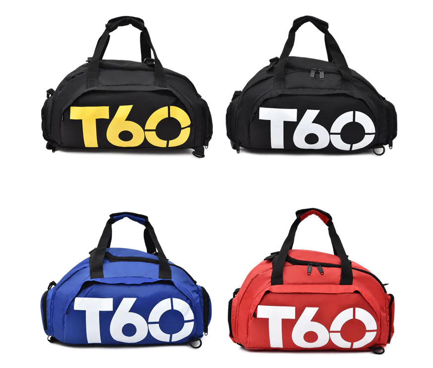 T60 Backpack, Travel Bag, Tote Bag & Gym Bag