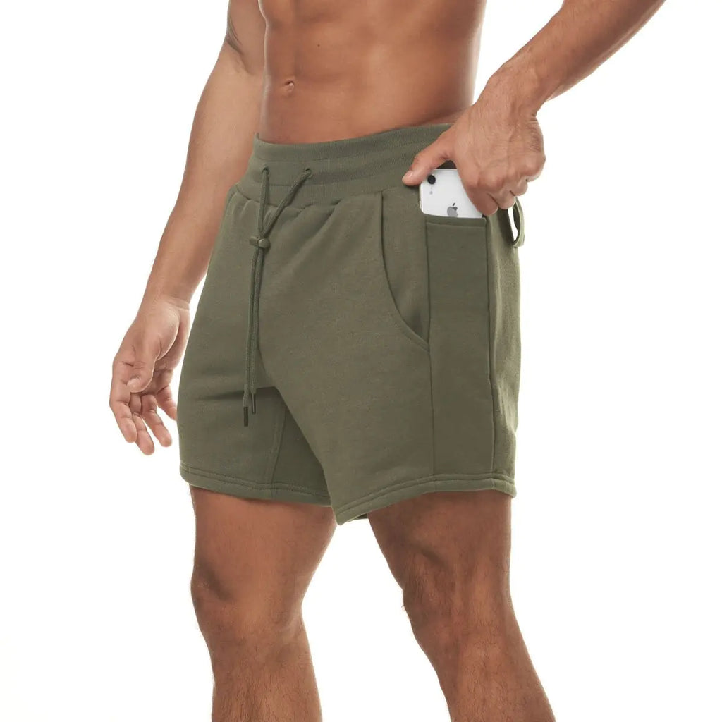 Five-Point Outdoor Running Fitness Shorts – Lightweight Athletic Training & Exercise Pants