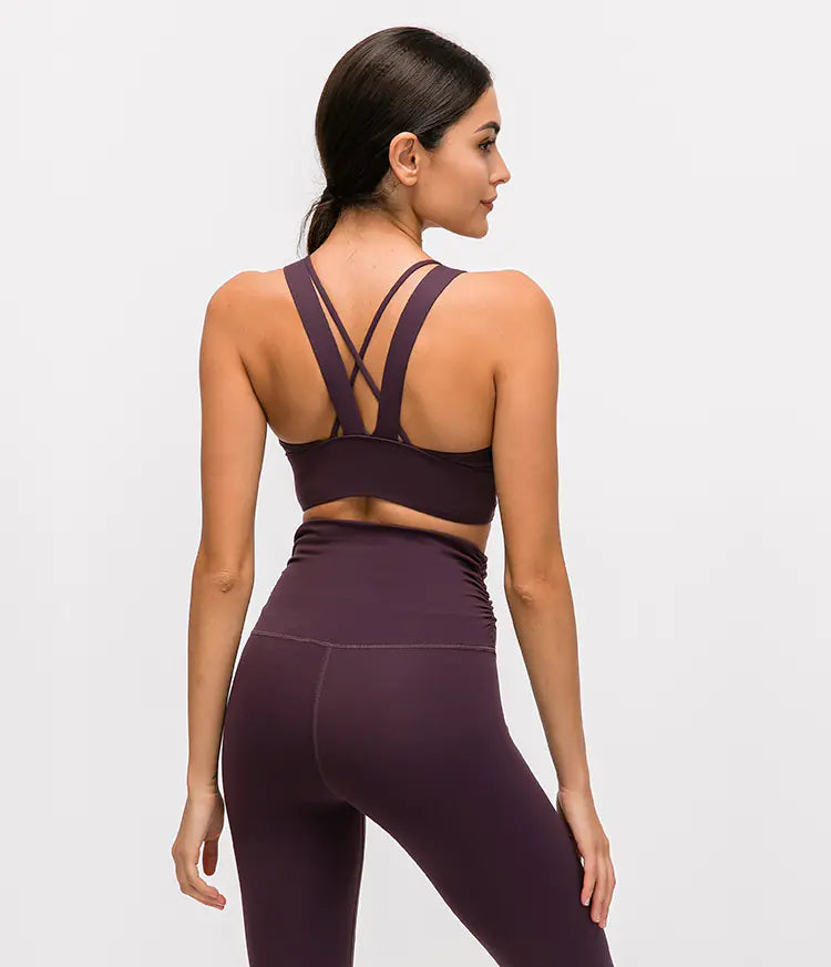 Women’s Wireless Sports Bra for Yoga & Fitness Training