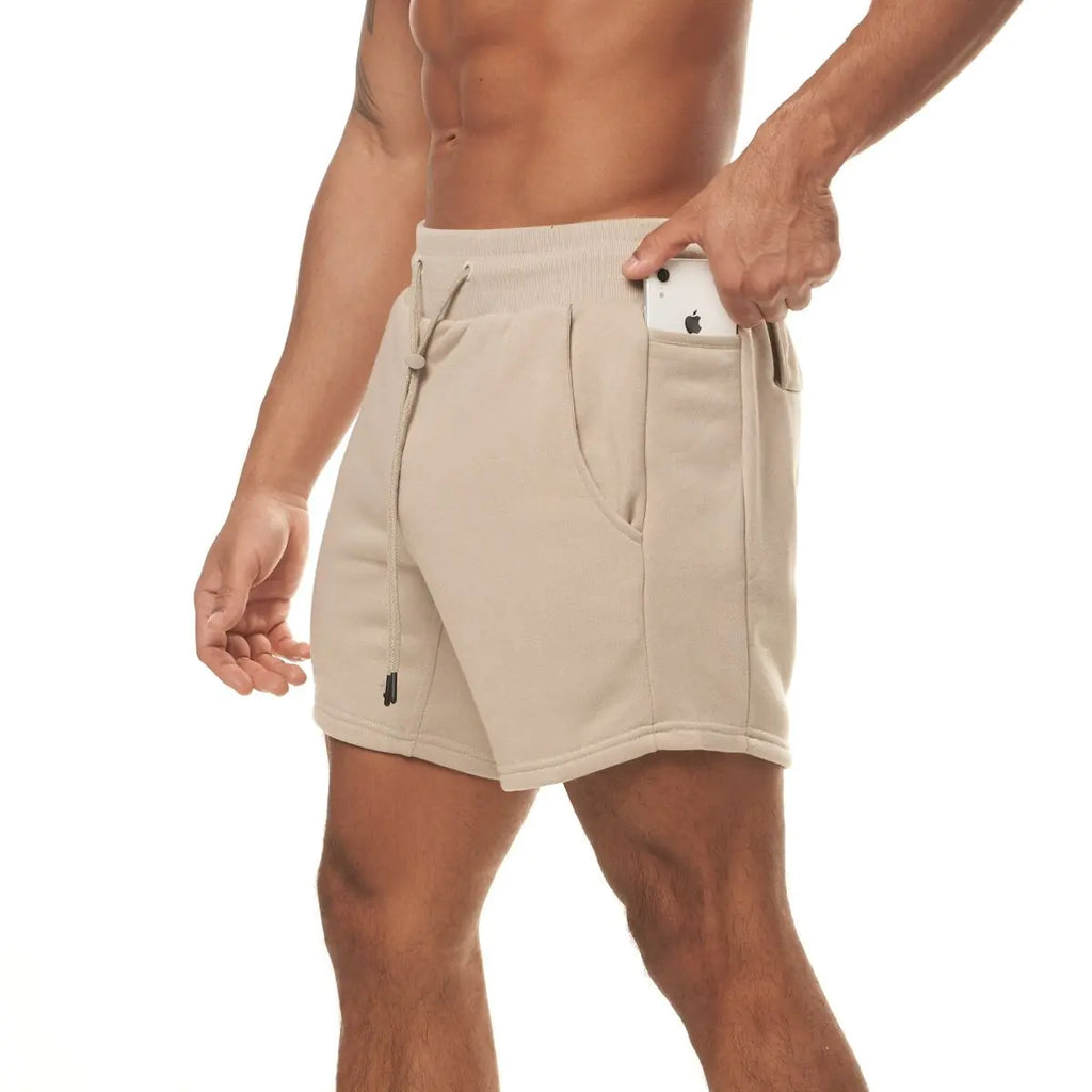 Five-Point Outdoor Running Fitness Shorts – Lightweight Athletic Training & Exercise Pants
